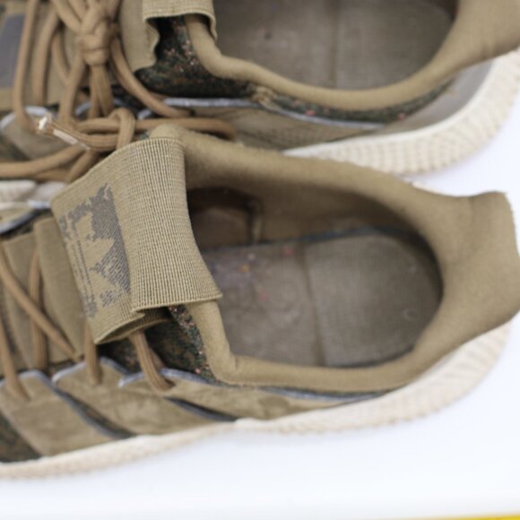 Used Adidas Prophere Trace Olive All-Green Sneakers Men's Size 11 - Picture 11 of 12